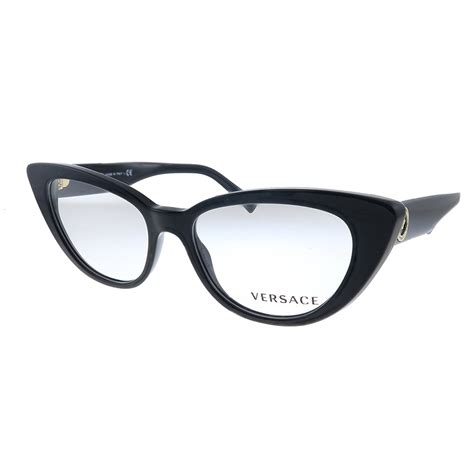 versace rhinestone cat eye eyeglasses|Versace clear frame eyeglasses.